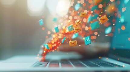 A person deleting a suspicious email from their inbox, demonstrating proactive measures to avoid phishing scams and protect personal information through effective cybersecurity practices.