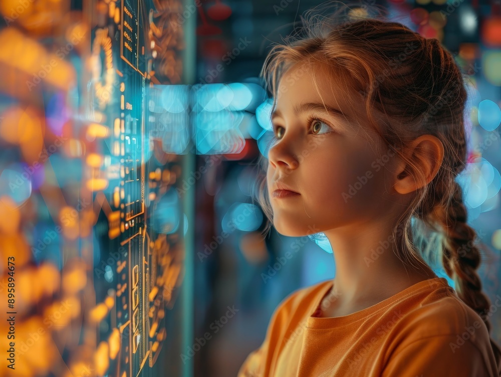 Aufkleber enthralling ai-powered personalized learning experience in innovative education setting