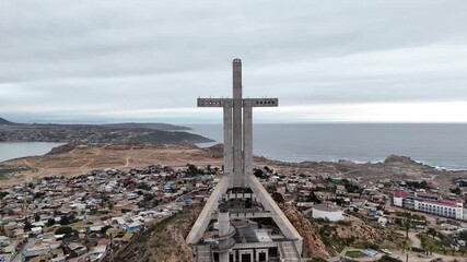 The Cross of the third millennium is a work of Faith in commemoration of the 2,000 years, located in Coquimbo, Chile