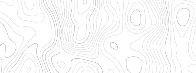 Fototapeta premium Wave topographic doted lines contour map, topographic wavy map dot line background. Abstract geographic wave grid line map. Vector illustration.