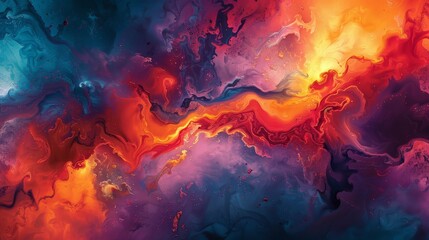 Eerie Love Affair - Abstract Horror Romance Fusion