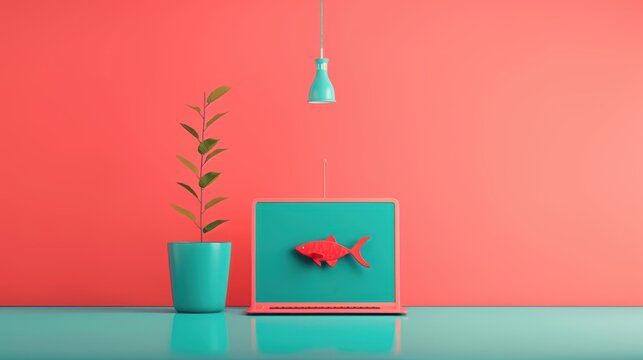 A mockup of a social media post promoting cybersecurity tips to prevent identity theft and phishing attacks, targeting a tech-savvy audience.