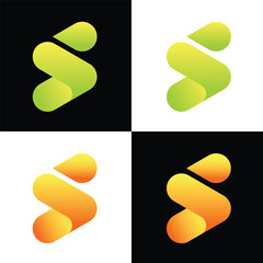 Print, letter, letter S, S, logo, icon, design, logo design, letter S logo, element 