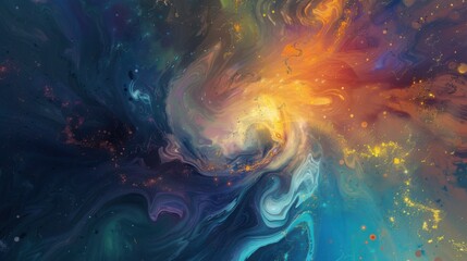 Abstract Cosmic Swirls