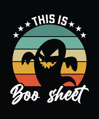 THIS IS BOO SHEET TSHIRT DESIGN