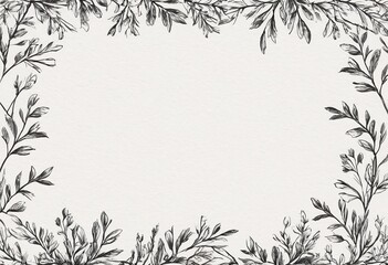 Obraz premium Rustic Tree Branches Illustration for Vintage Designs