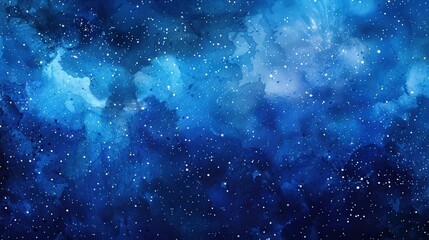 Naklejka premium Magical Midnight Skies: A Celestial Wonderland