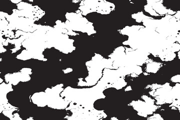 Calm Black and White Watercolor Seamless Texture Background