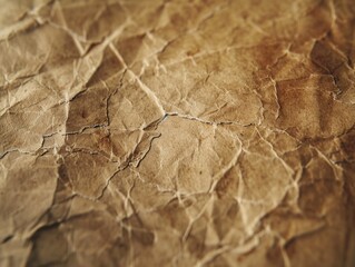 Fototapeta premium Skin-like paper surface with cracks and wrinkles