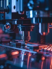 Detailed view of a precision quantum metrology setup designed to enhance accuracy and optimization of advanced manufacturing processes through advanced instrumentation sensors 