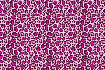 Pink leopard print seamless pattern. Animal print for fabric, textile, fashion, wallpapper