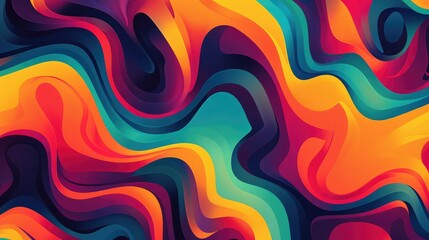 Fototapeta premium 4K Abstract wallpaper colorful design, shapes and textures, colored background