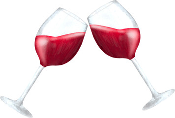 glass of red wine 