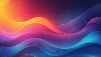 Mesmerizing Cosmic Waves: A Vibrant Celestial Landscape
