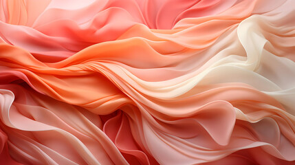 Obraz premium Abstract Peach and Cream Fabric