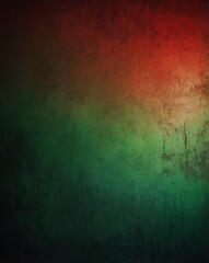 Obraz premium red to green color gradient grungy texture background copy space design
