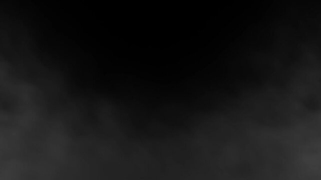 Animation of smoke, fog, on a transparent background, alpha channel.