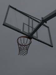 Naklejka premium basketball hoop and net