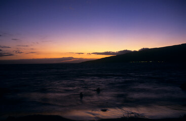 Fototapeta premium sunset in Maui Hawaii