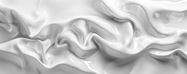 Obraz premium Glossy White Ceramic Surface Texture Background, 4K hyperrealistic photo