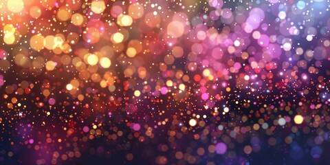 A Symphony of Colorful Fireworks Illuminating the Night Sky