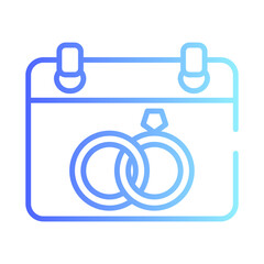 Wedding Day Gradient Linear