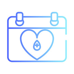 World Blood Donor Day Gradient Linear