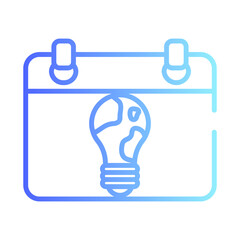 Earth Hour Gradient Linear