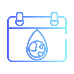 Water Day Gradient Linear