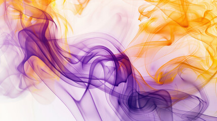 Abstract Colorful Smoke at Dawn