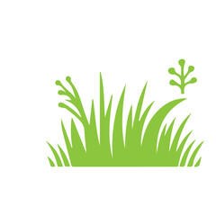  green grass design flat vector illustration