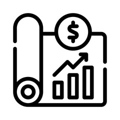 budgeting line icon
