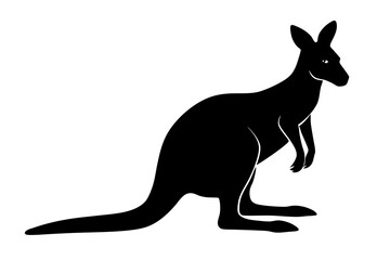 A Wallaby animal vector illustration