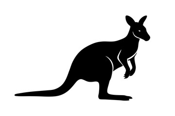 A Wallaby animal vector illustration