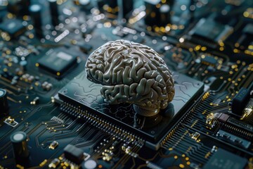Computer Motherboard with Brain