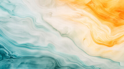 Obraz premium A painting of a wave with a blue and green background