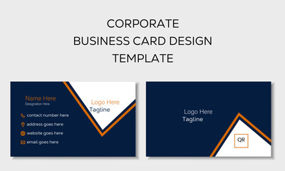 Creative & Corporate double sided business card design template