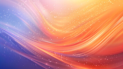Amber and periwinkle background illustration