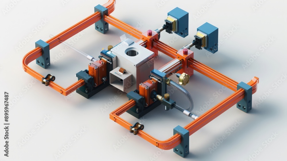 Poster diagram of an h-bridge circuit, showing how it allows a dc motor to be driven in both forward and re