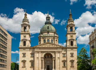 Obraz premium St. Stephen’ Basilica (Szent Istvan), Budapest, Hungary. Named aftzer the fist king of hungary