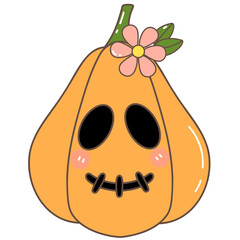 Groovy Halloween Pumpkin