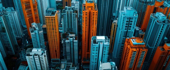 Obraz premium A Construction Site In Bangkok, Showcasing The Citys Vibrant And Dynamic Growth