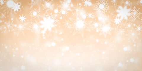 christmas background with snowflakes