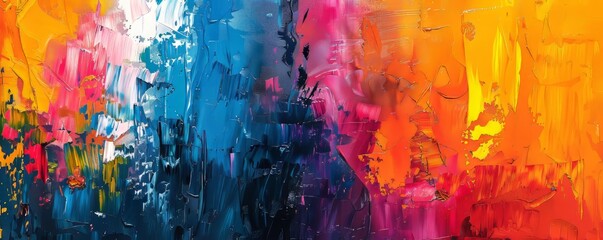 Obraz premium Collection of brushstrokes adding texture and depth to canvas