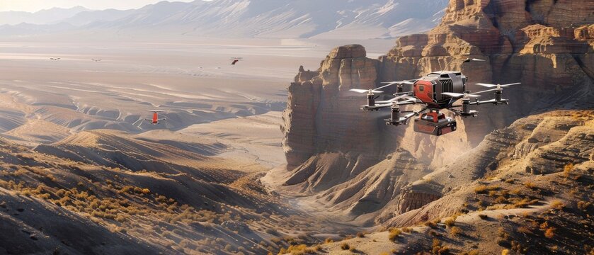 Aerial Efficiency: Delivery Drones Remote Regions