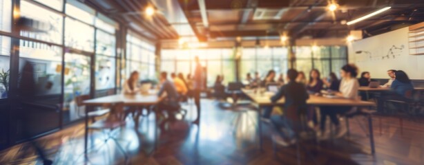 A team meeting is taking place in a conference room between businesspeople