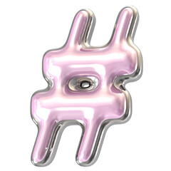 Purple 3D rendered heart illustration with puzzle piece and starfish elements