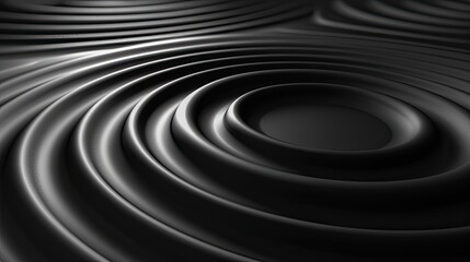 Black background with a gray spiral pattern