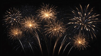 Naklejka premium black fireworks burst abstract background design