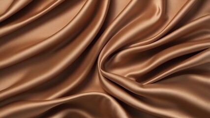 Fototapeta premium brown satin fabric abstract background design